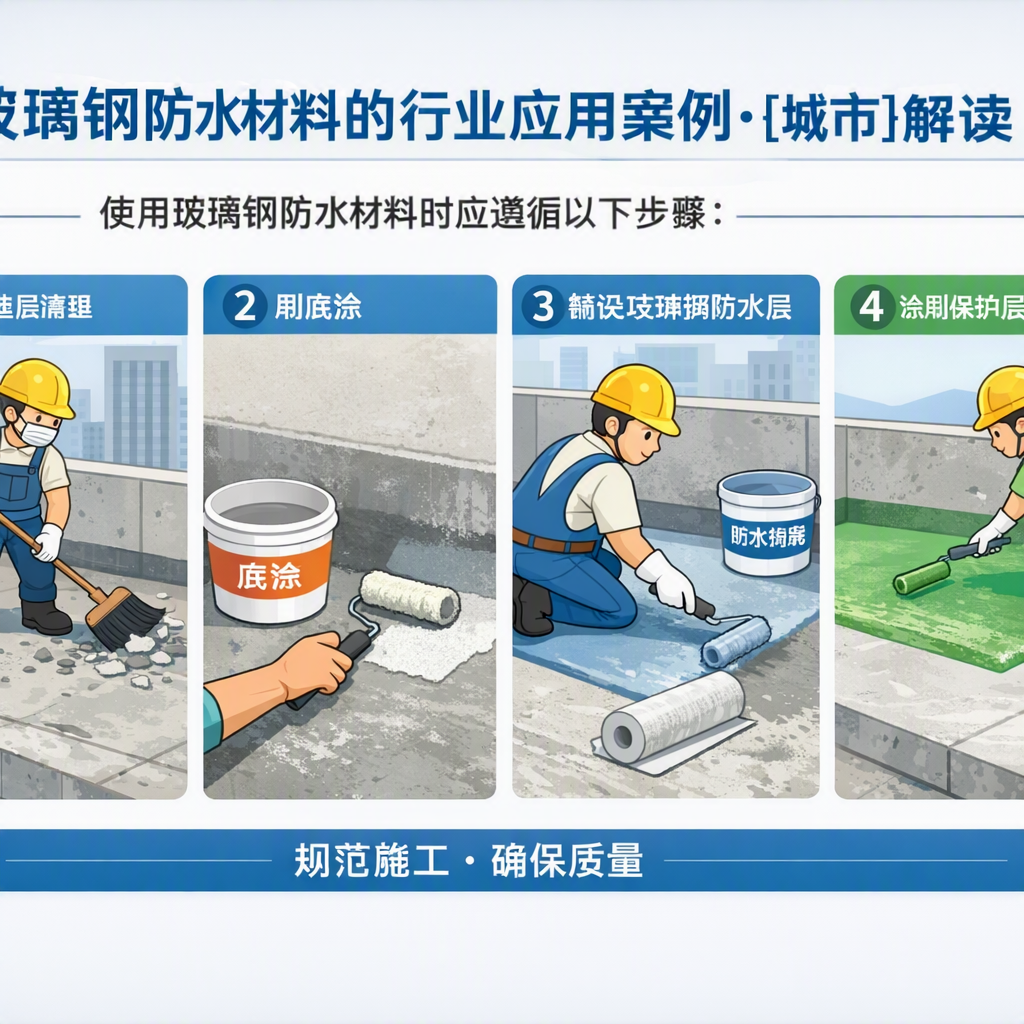 玻璃钢防水材料的行业应用案例,和田解读